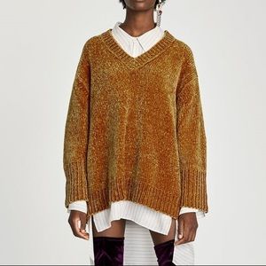 Zara Oversized Chenille Sweater